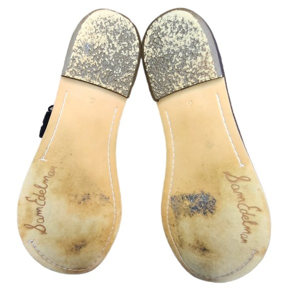 Sam Edelman Black Karine Tassel Gladiator Lace Up Sandals Size 6 - Picture 7 of 8